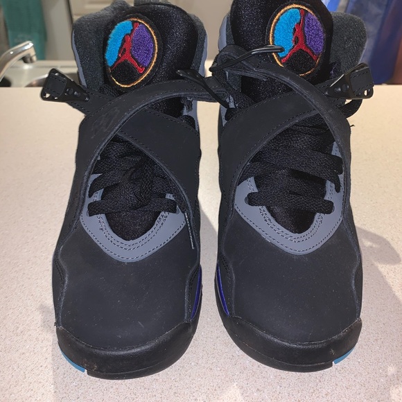 Jordan Other - Jordan 8 Retro Aqua Blue Size 4 in Boys